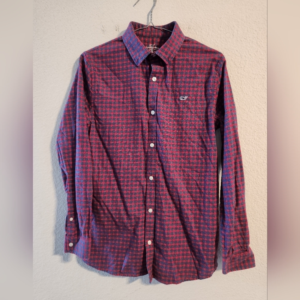 Vineyard Vines Boys long sleeve button up size XL (18)